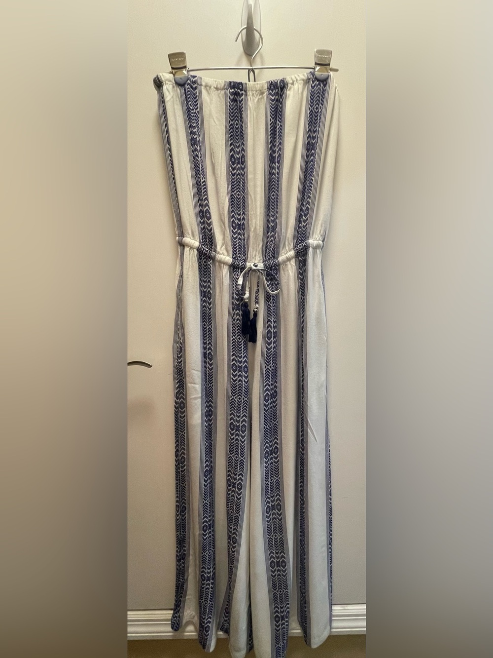 Blue Island Women’s Strapless Wide-Leg Jumpsuit / Size: Medium